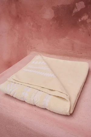 Devotion TWINS Bath Towel Large-Ecru/Offwhite^Women Towels