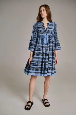 Devotion TWINS Ella Midi-Black/Blue^Women Dresses