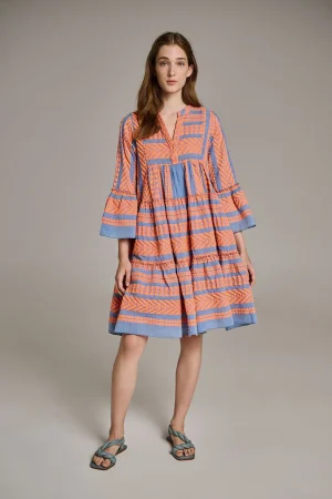 Devotion TWINS Ella Midi-Orange/Blue^Women Mommy & Me