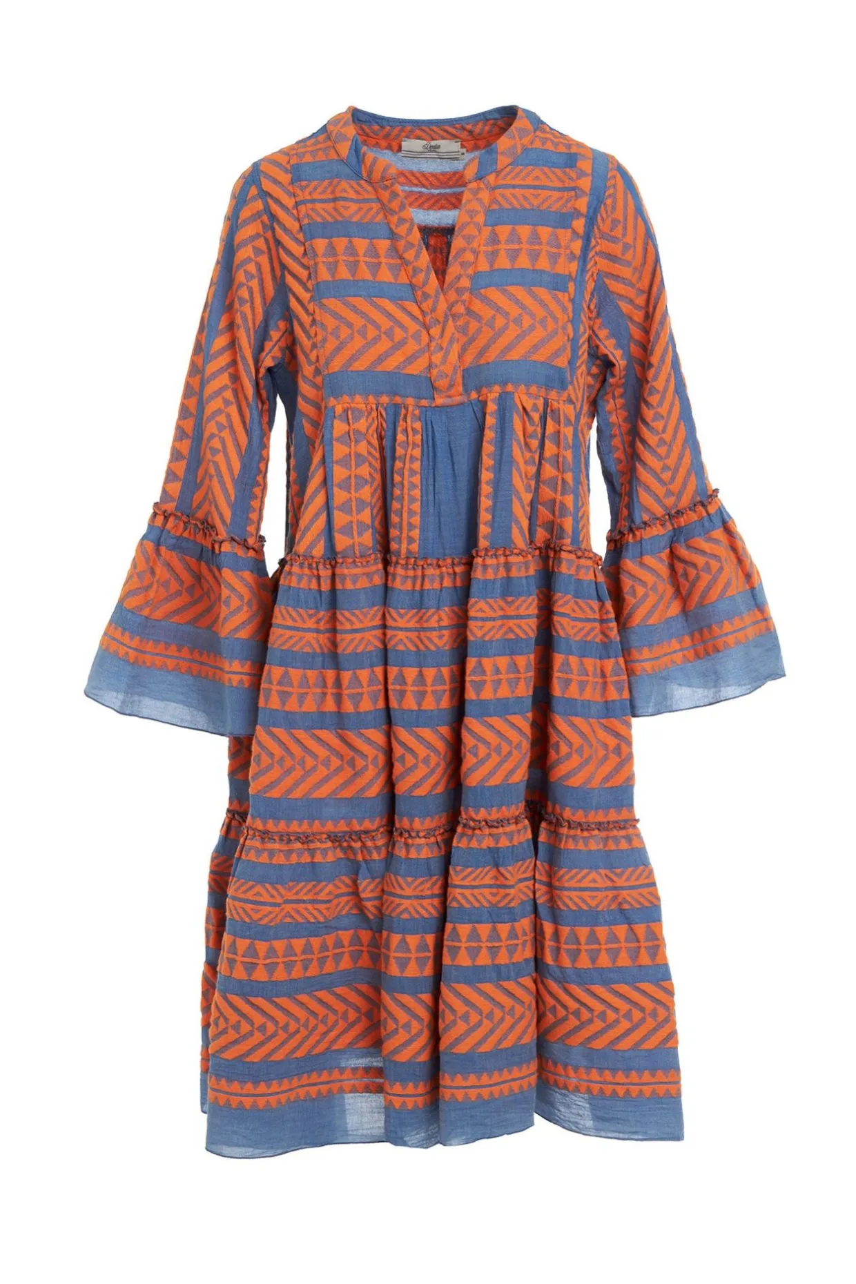 Devotion TWINS Ella Midi-Orange/Blue^Women Mommy & Me