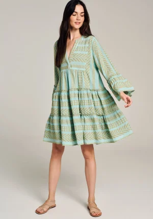 Devotion TWINS Ella Short-Beige-L.Blue/Light Blue^Women Dresses