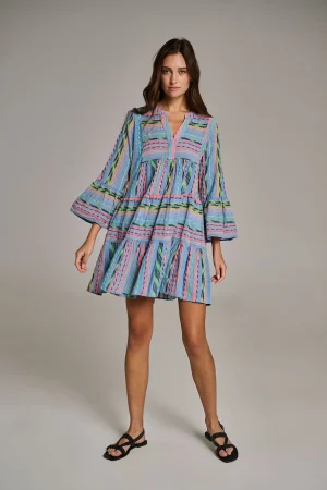 Devotion TWINS Ella Short-Blue/Pink^Women Dresses