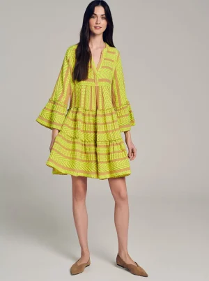 Devotion TWINS Ella Short-N.Lime/Beige^Women Dresses
