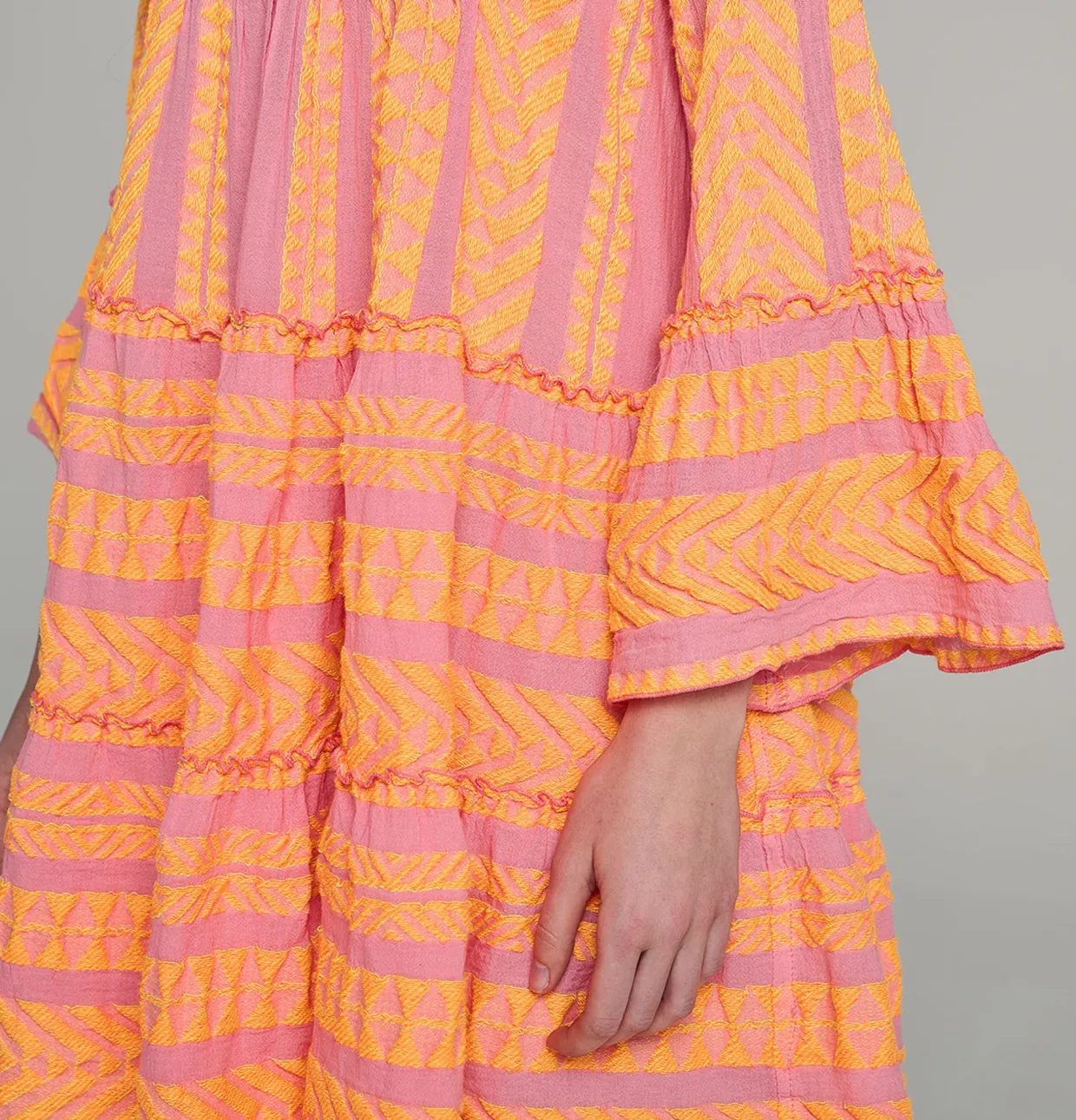 Devotion TWINS Ella Short-N.Lime-N.Or/Pink^Women Dresses