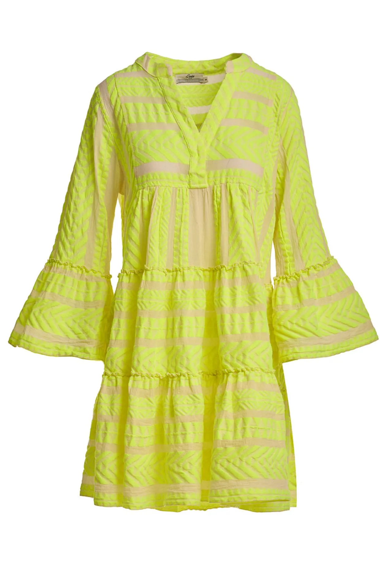 Devotion TWINS Ella Short-N.Lime/Offwhite^Women Dresses