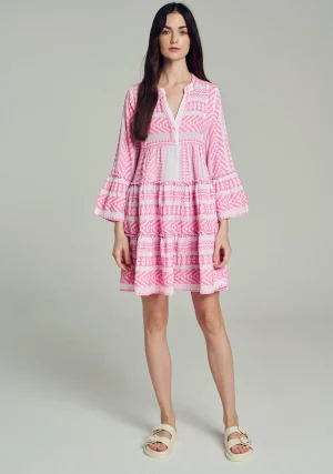 Devotion TWINS Ella Short-N.Pink-N.B.Blue/White^Women Dresses
