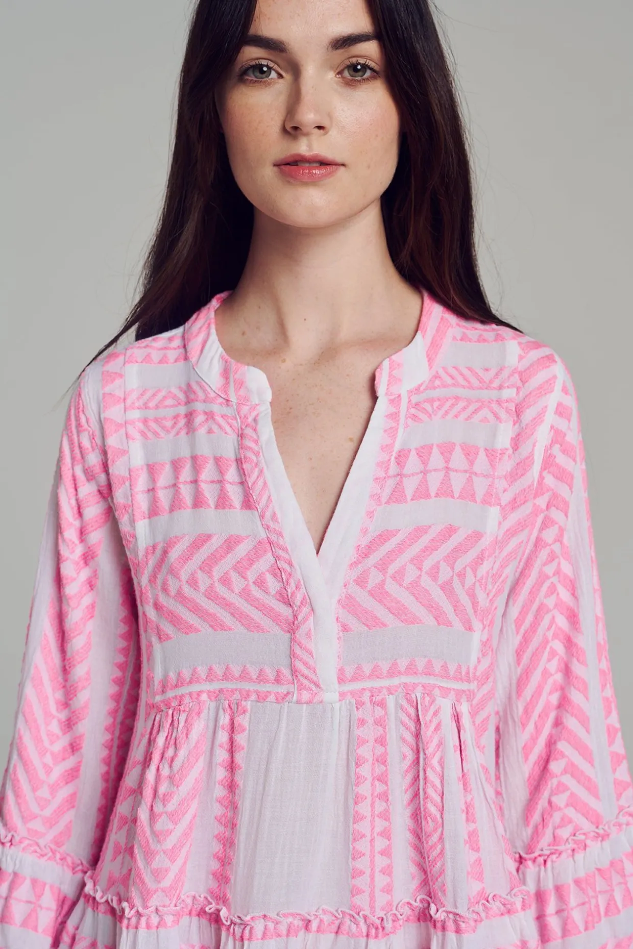 Devotion TWINS Ella Short-N.Pink-N.B.Blue/White^Women Mommy & Me