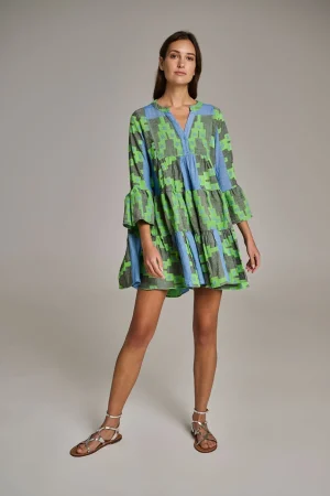 Devotion TWINS Ella-Blue/Green^Women Mommy & Me