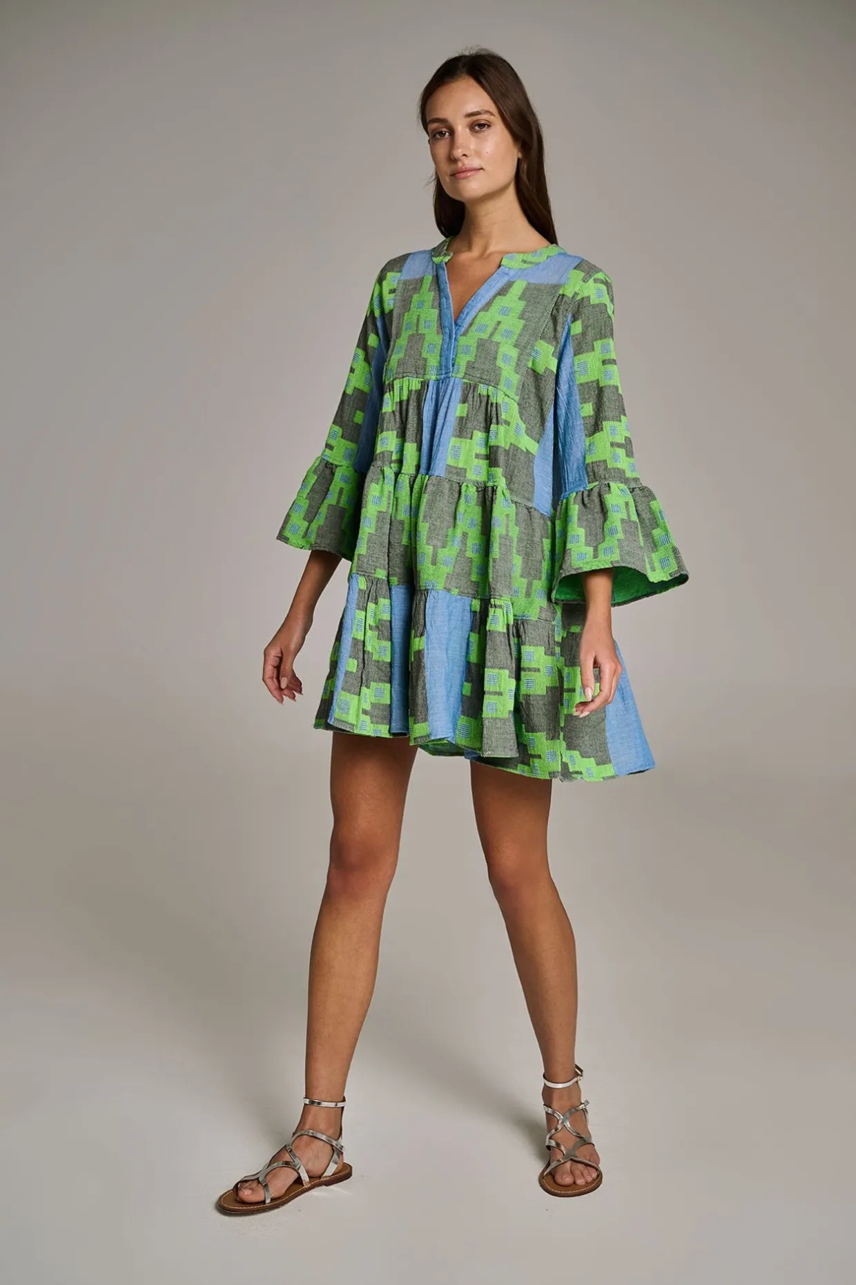 Devotion TWINS Ella-Blue/Green^Women Mommy & Me