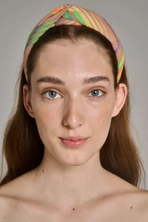 Devotion TWINS Twist Hairband-Beige/Orange^Women Accessoires