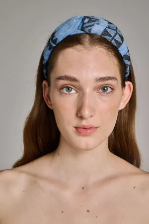 Devotion TWINS Twist Hairband-Black/Blue^Women Accessoires