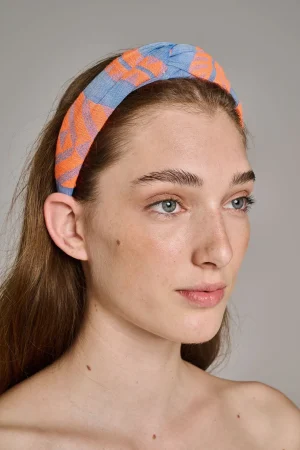 Devotion TWINS Twist Hairband-Orange/Blue^Women Accessoires